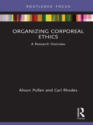 cover image of Organizing Corporeal Ethics